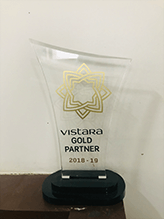Vistara Gold Partner 2018-19